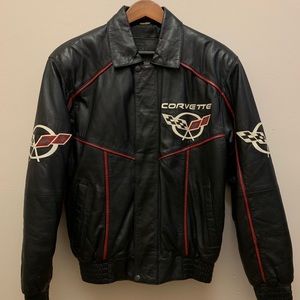 Leather Vintage Corvette Jacket